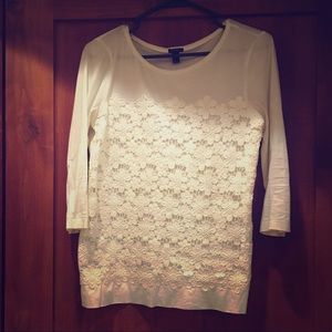 3/4 sleeve J. Crew top